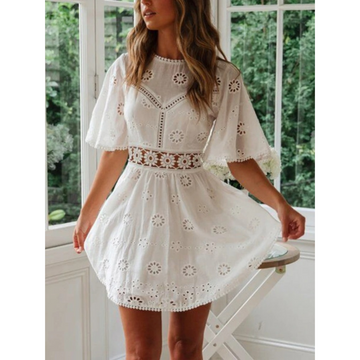 Elegant Summer Lace Dress – Lightweight, Breathable, and Perfect for Warm Weather
