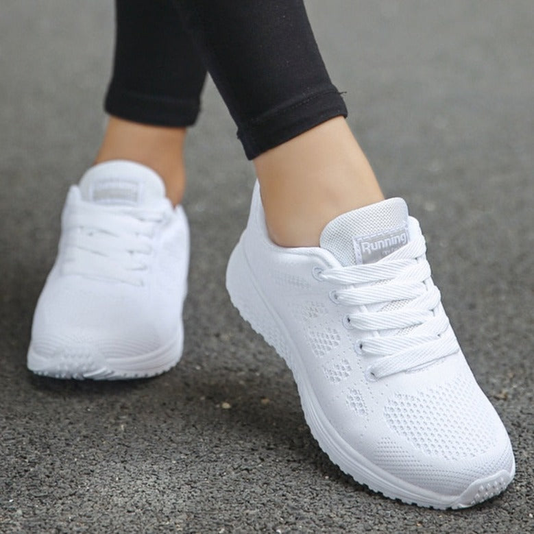 Amelia Orthopedic Walking Sneakers | Lace-Up Ankle-Length Sneakers