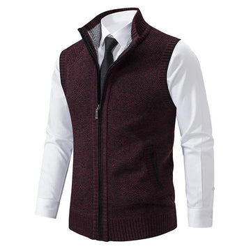 Men’s Fleece Vest - Soft Polar Fleece - Sleeveless Zip Up - Lightweight Warm Layer