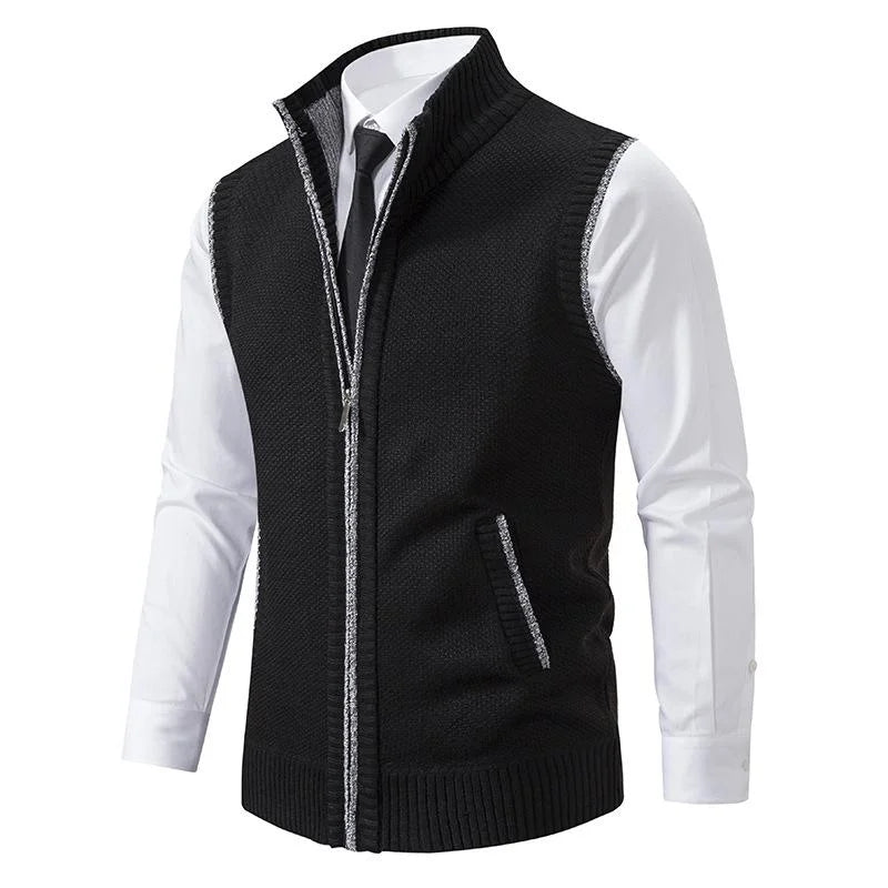 Men’s Fleece Vest - Soft Polar Fleece - Sleeveless Zip Up - Lightweight Warm Layer