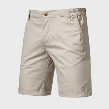 Men’s Casual Shorts - Lightweight Breathable Fabric - Elastic Waist - Side Pockets