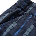 Casual pattern design shorts for men, showcasing a unique pattern and comfortable, above-the-knee fit.