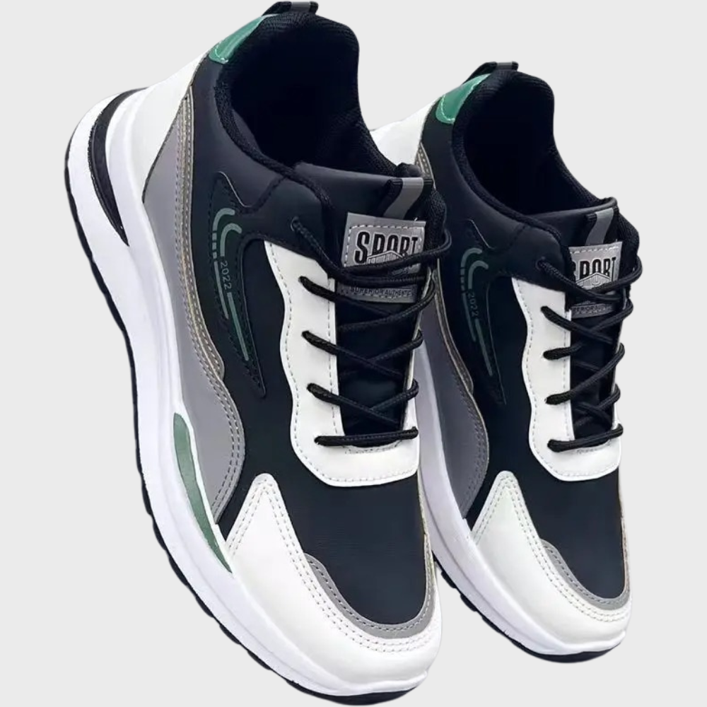 Lace up athletic sneakers for men