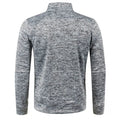Man in activewear long sleeve cardigan, zip-up style, perfect for workouts or casual wear.