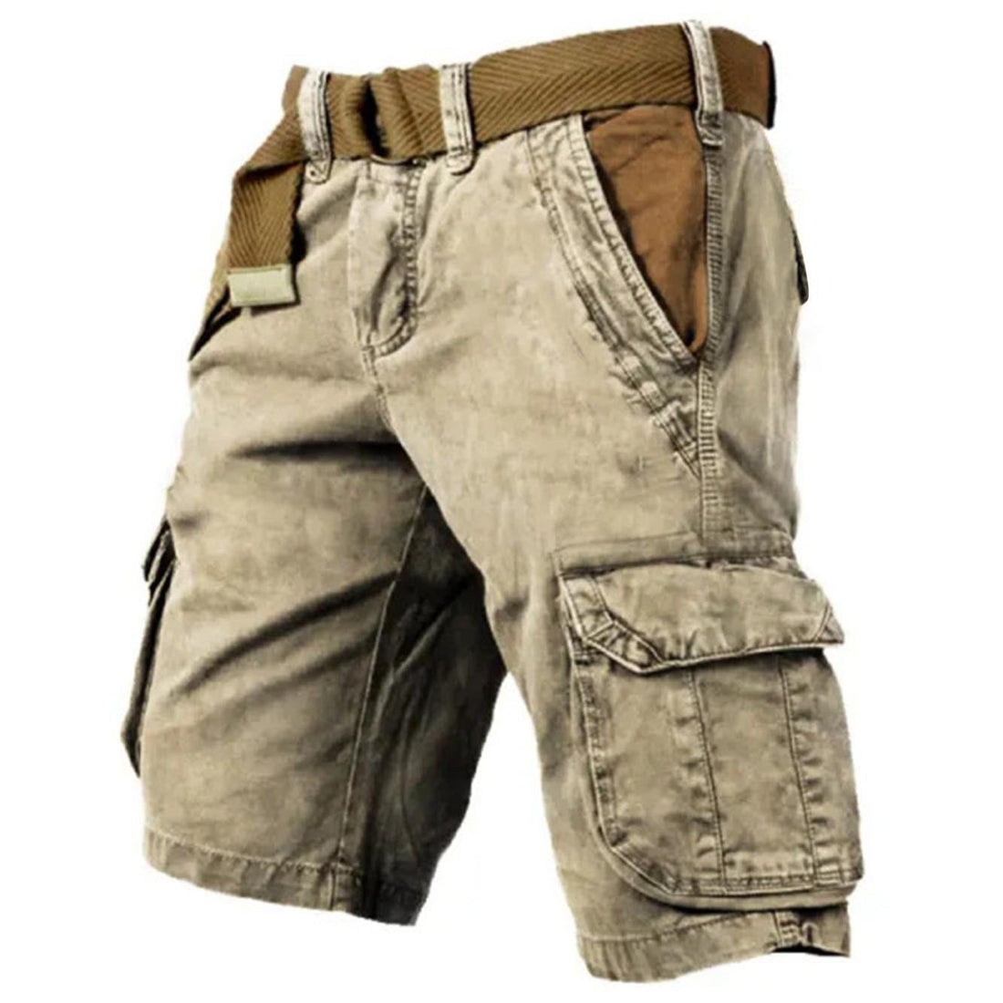 Men’s Cargo Shorts - Multiple Pockets - Relaxed Fit