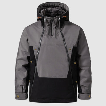 Men’s Jacket – Regular Fit – Hooded Windproof Water-Resistant Outdoor Wear