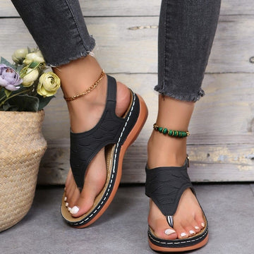 Women's Sandals - Soft Cushioning - Slip-On Comfortable Everyday Wear
