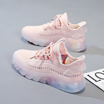 Women's Sneakers - Lightweight Cushioning - Slip-Resistant Sole