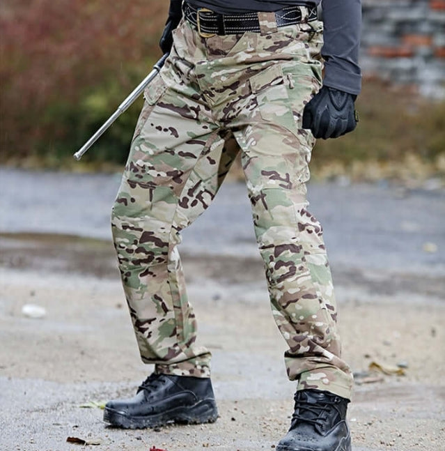 Men's Cargo Pants – Relaxed Fit – Tactical Pockets – Reinforced Seams – Full Length