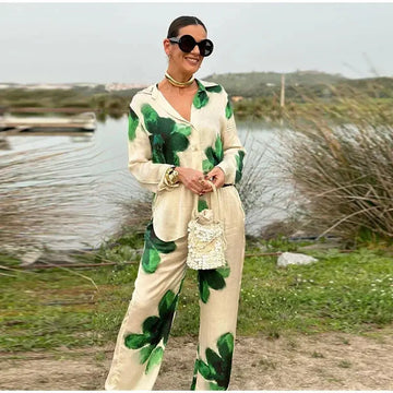 Chic Summer Two-Piece Set – Lightweight, Breathable & Elegant Women's Outfit