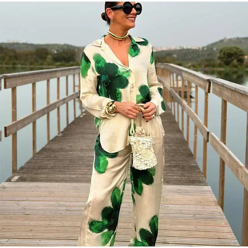 Chic Summer Two-Piece Set – Lightweight, Breathable & Elegant Women's Outfit