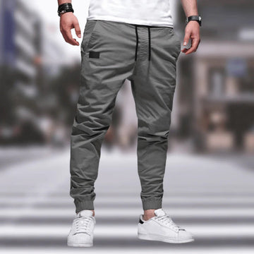 Men’s Cargo Pants – Relaxed Fit – Cotton Blend – Tapered Leg – Utility Pockets – Drawstring Waist