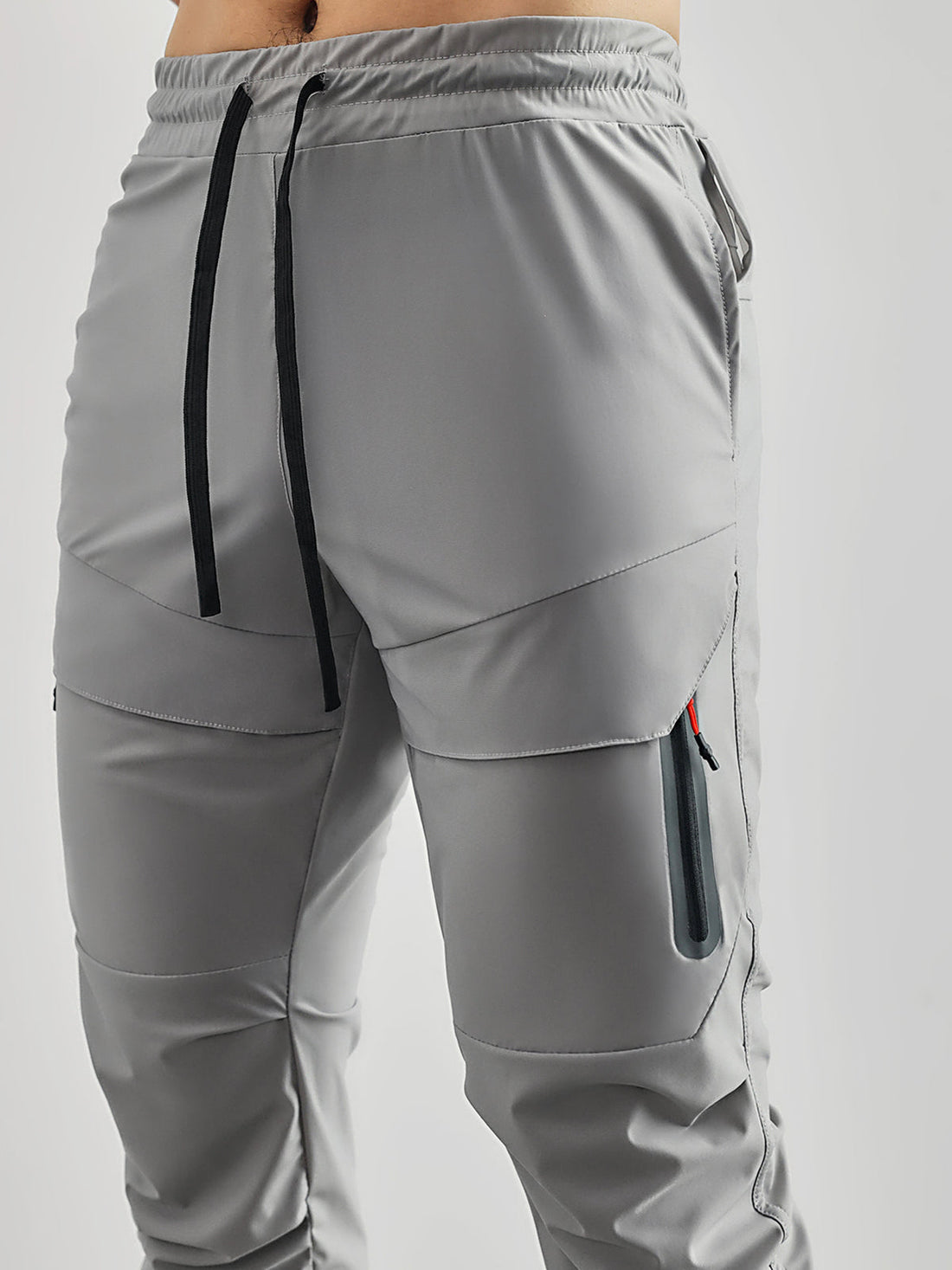 Men’s Athletic Pants – Slim Fit – Breathable Moisture-Wicking – Zipper Pockets