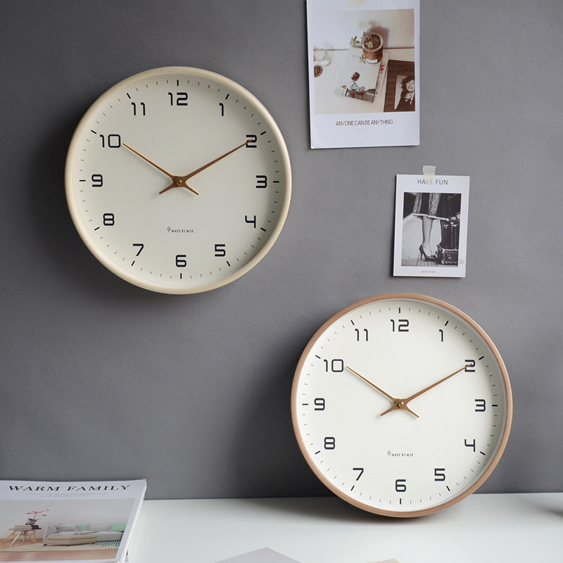 Wood Easy Read Wall Clock