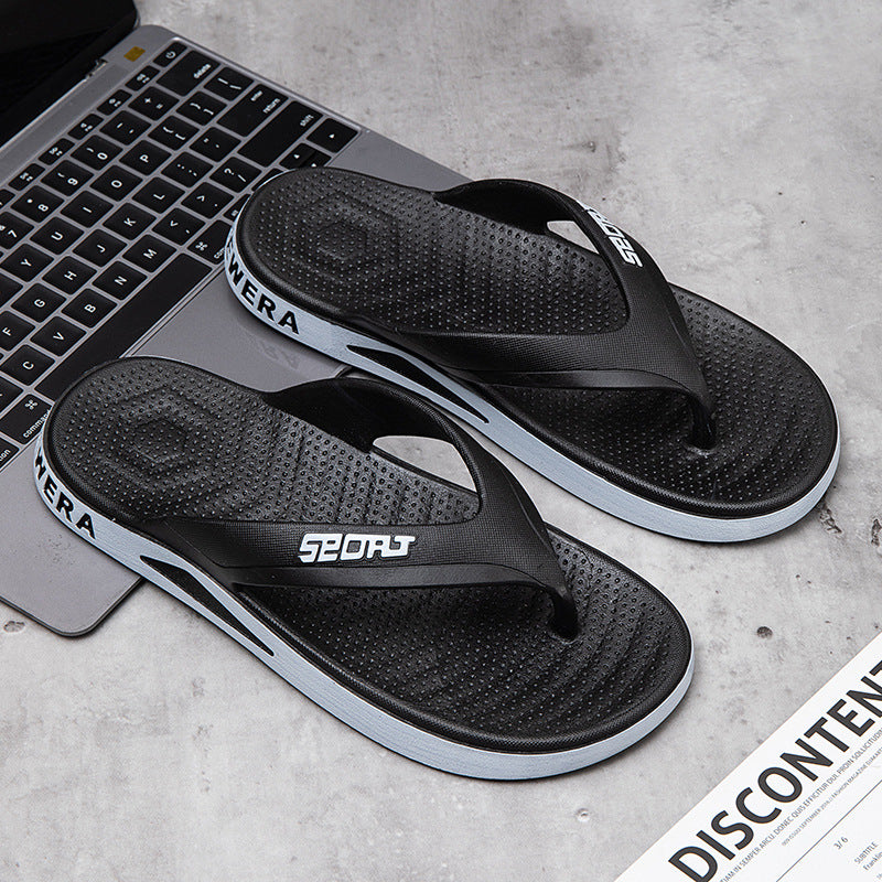 Men’s Flip Flops – Solid Casual Design