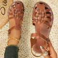 Ankle buckle strap sandals for women, showcasing adjustable straps and comfortable design.