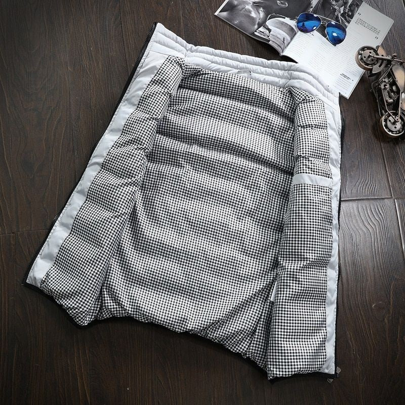 Waterproof Men's Lightweight Vest with Zipper & Pockets - All-Season Outdoor Style