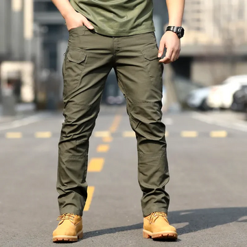 Men’s Cargo Pants – Relaxed Fit – Cotton Fabric – Straight Leg – Utility Pockets