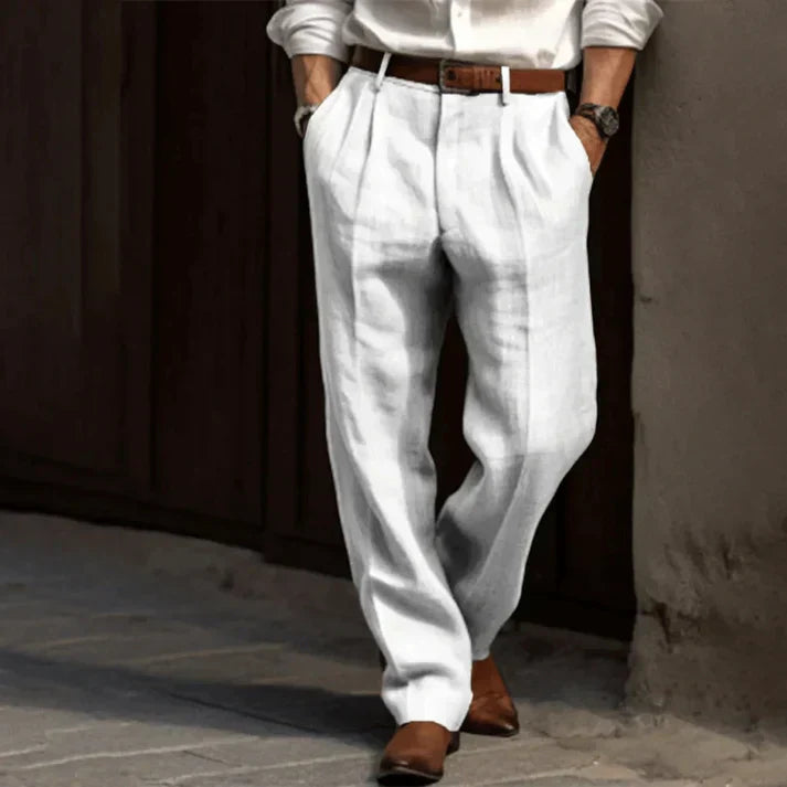 Vintage Men's Tailored Trousers | Comfortable Slim Fit | All-Season Style