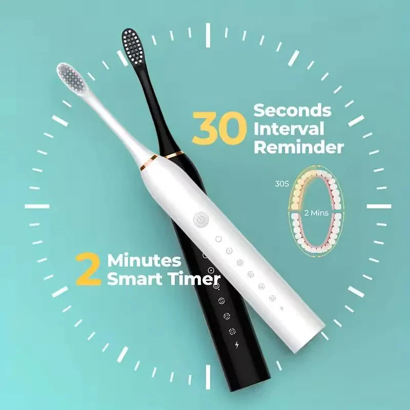 Minimalist Replaceable Brush Head Electric Toothbrush