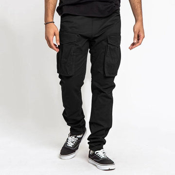 Men’s Cargo Pants – Loose Fit – Straight Leg – Multi-Pocket Utility Design