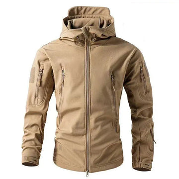 Men’s Jacket – Regular Fit – Weather-Resistant – Adjustable Hood – Tactical Pockets
