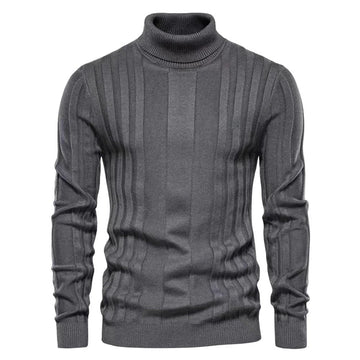 Men’s Quarter Zip Sweater - Soft Knit - Regular Fit - Long Sleeve Casual Pullover