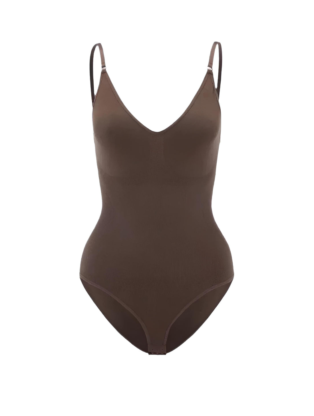Women's Bodysuit - Adjustable Spaghetti Straps - Deep V-Neck - Stretch Fit Shapewear