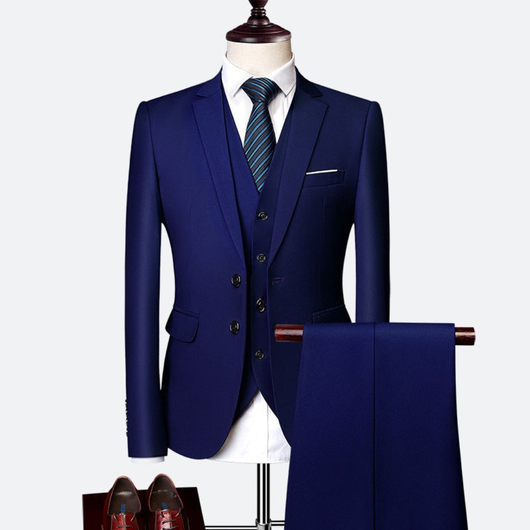 Vest pants three-piece suit for men