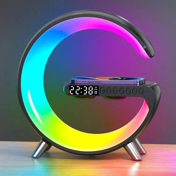 Minimalist RGB LED Wireless Charging Table Lamp
