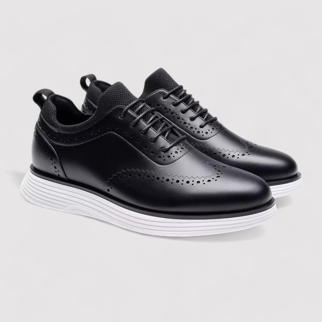 Lace-up hybrid oxford sneakers for men