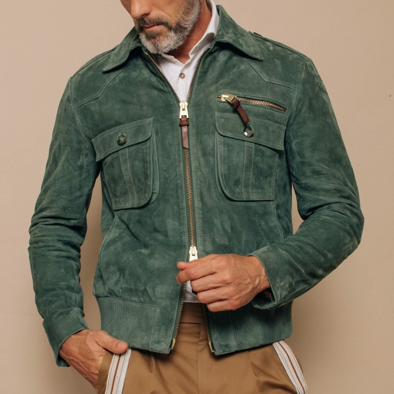 Classic full-zip jacket for men