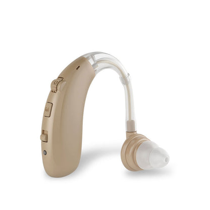 Minimalist Volume Control Behind-The-Ear Hearing Aid