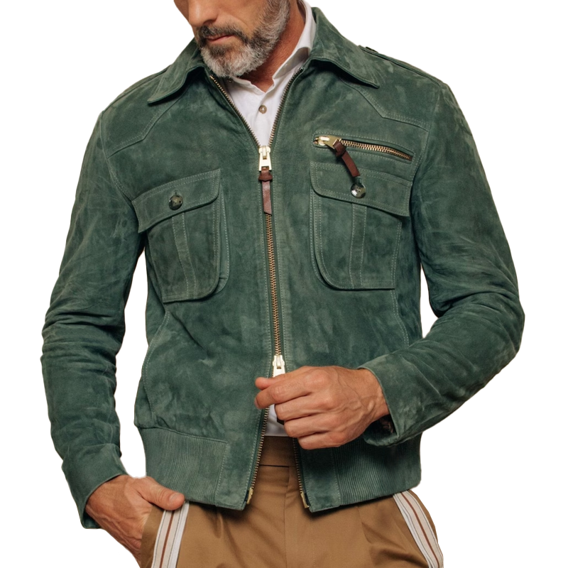 Classic full-zip jacket for men