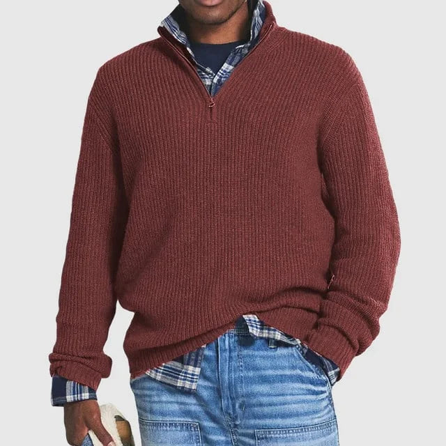 Heirrick - Men's Business Casual Zip-Up Sweatshirt