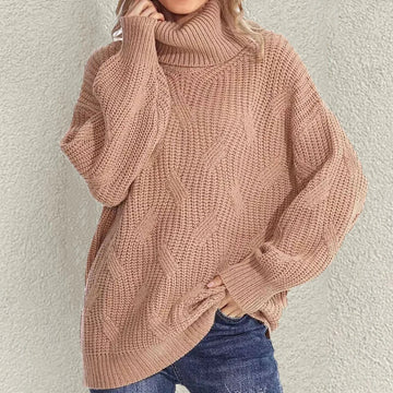 Oversized stylish winter sweater for women