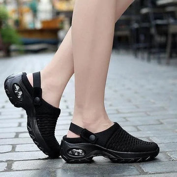 Women’s Shoes – Breathable Mesh – Air Cushion Heel – Adjustable Strap