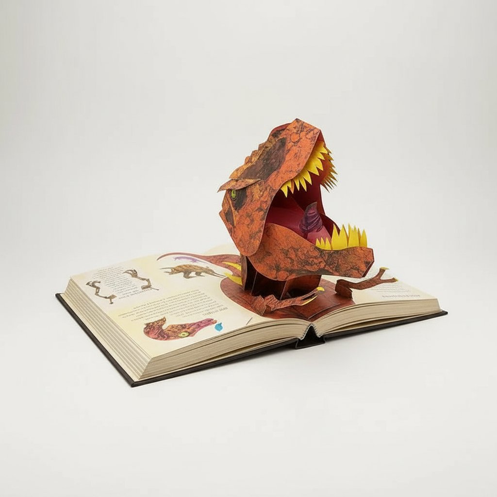 Hardcover 3D Dinosaur Pop-Up Book