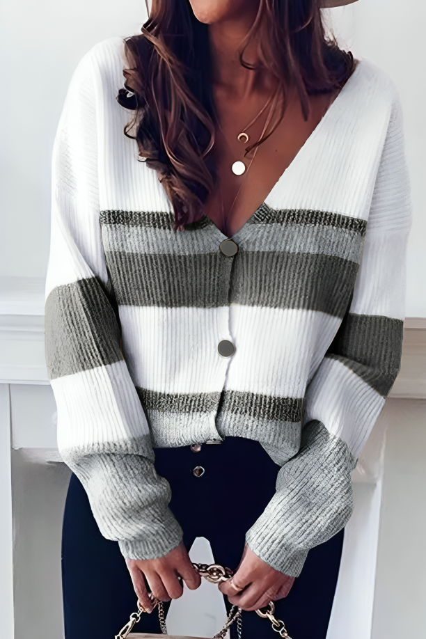 Cozy v-neck cardigan for women