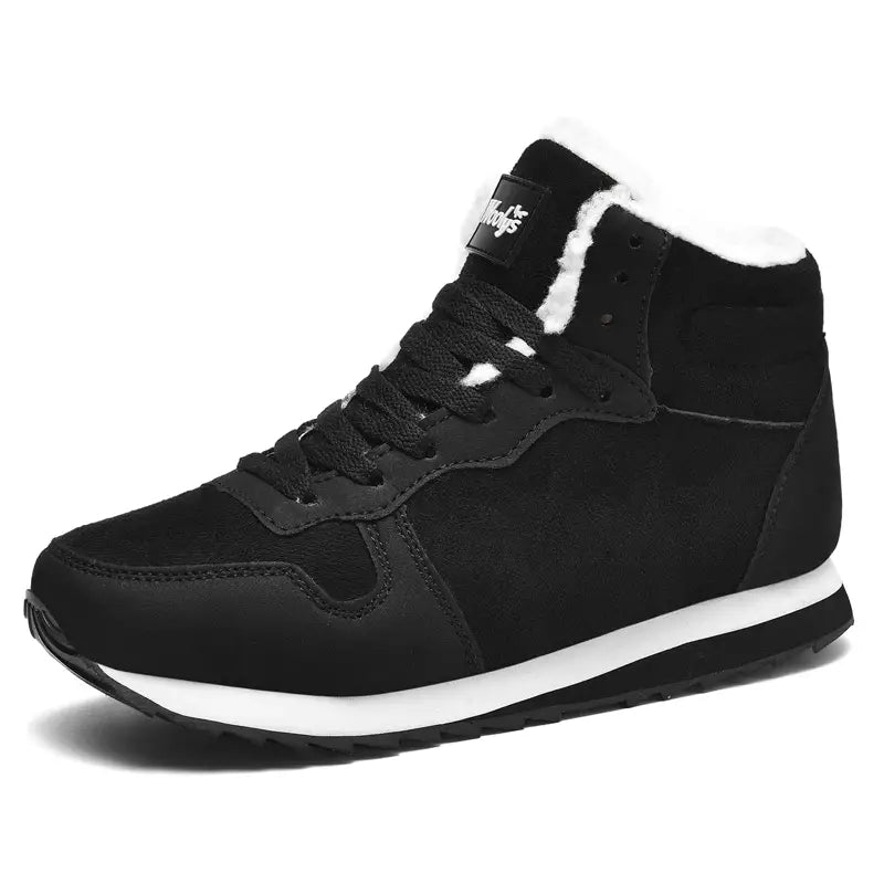 Lace up fur sneaker casual sport shoes for men