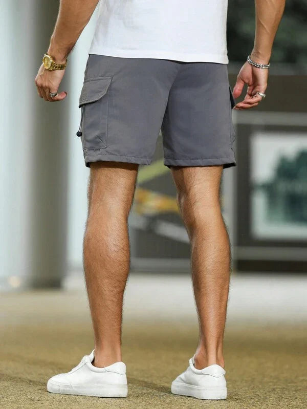 casual drawstring shorts for men