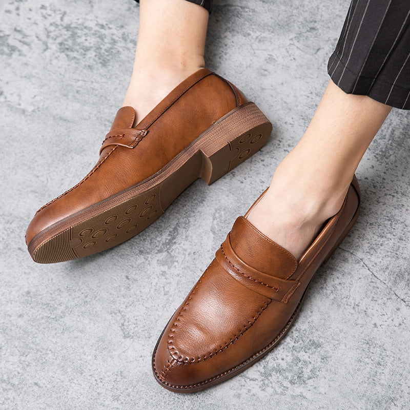 Men’s Loafer Shoes – Genuine Leather – Slip-On – Penny Strap – Smart Casual Fit