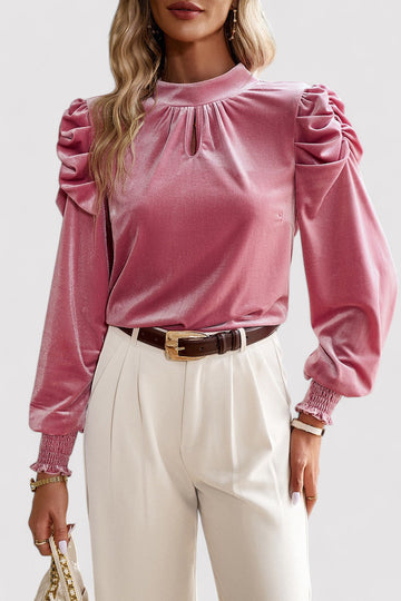 Chic puff sleeve blouse for women