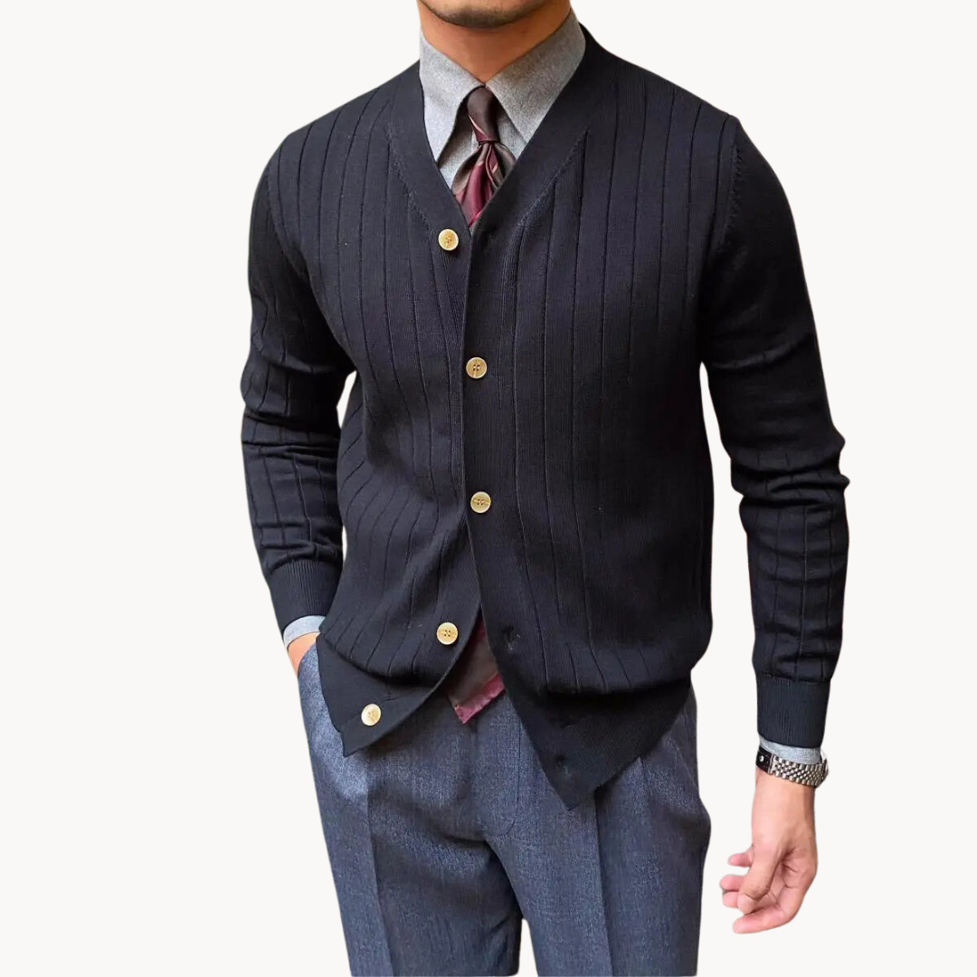 Gentleman's casual cardigan for men