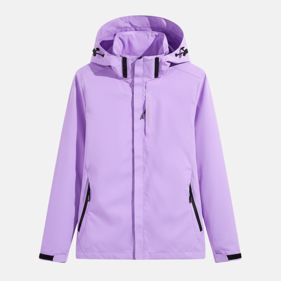 Men’s Outdoor Jacket – Regular Fit – Water-Resistant – Adjustable Hood and Cuffs