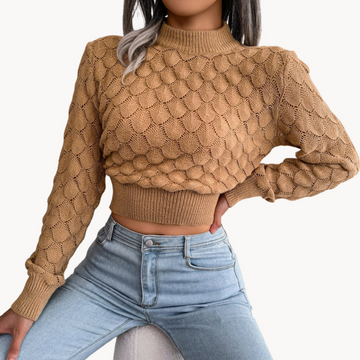 Cozy turtleneck jumper for women