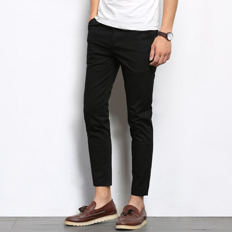Men's Slim Fit Stretch Chinos | Smart Casual, All-Season, Comfortable & Versatile