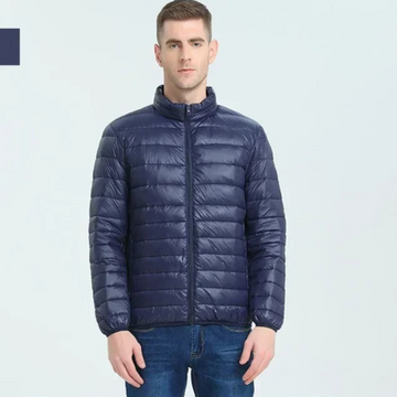 Insulated quilted transition jacket for men