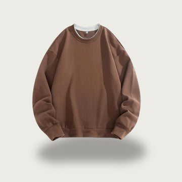 Casual mélange sweater for men