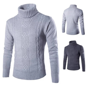 Cozy turtleneck jumper for men